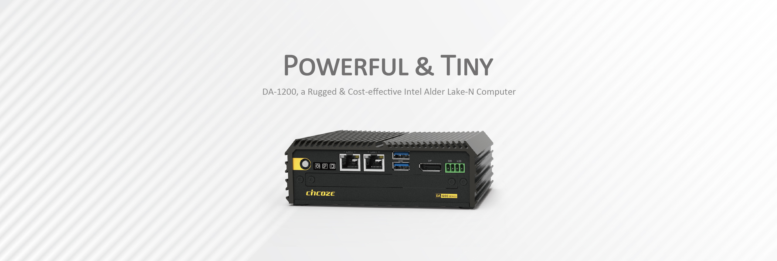 Powerful & Tiny - DA-1200, a Rugged & Cost-effective Intel Alder Lake-N Computer