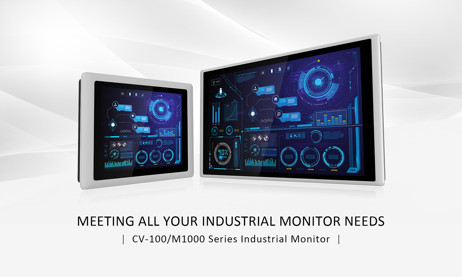 Meeting All Your Industrial Monitor Needs, CV-100 / M1000 Series Industrial Monitor