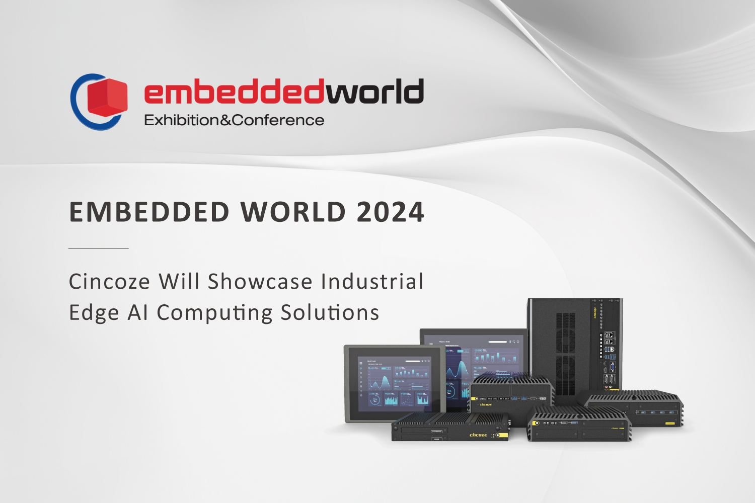 2024 年度盛會 Embedded World: Cincoze 德承全面展示 Edge AI 運算解決方案