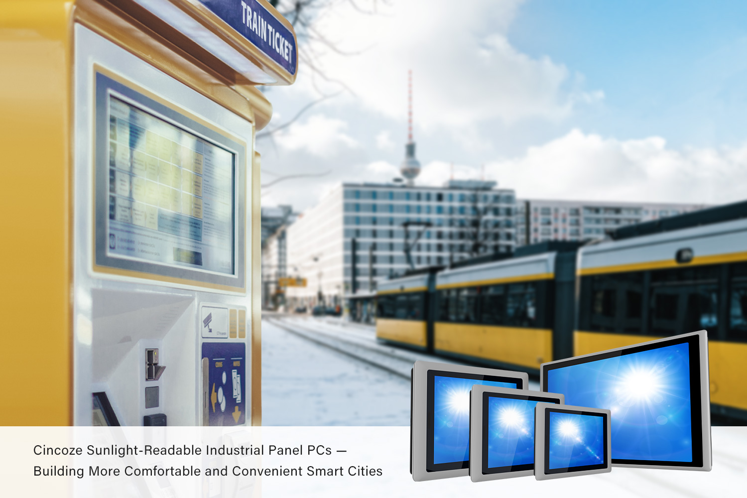 Cincoze Sunlight-Readable Industrial Panel PCs—Building More Comfortable and Convenient Smart Cities