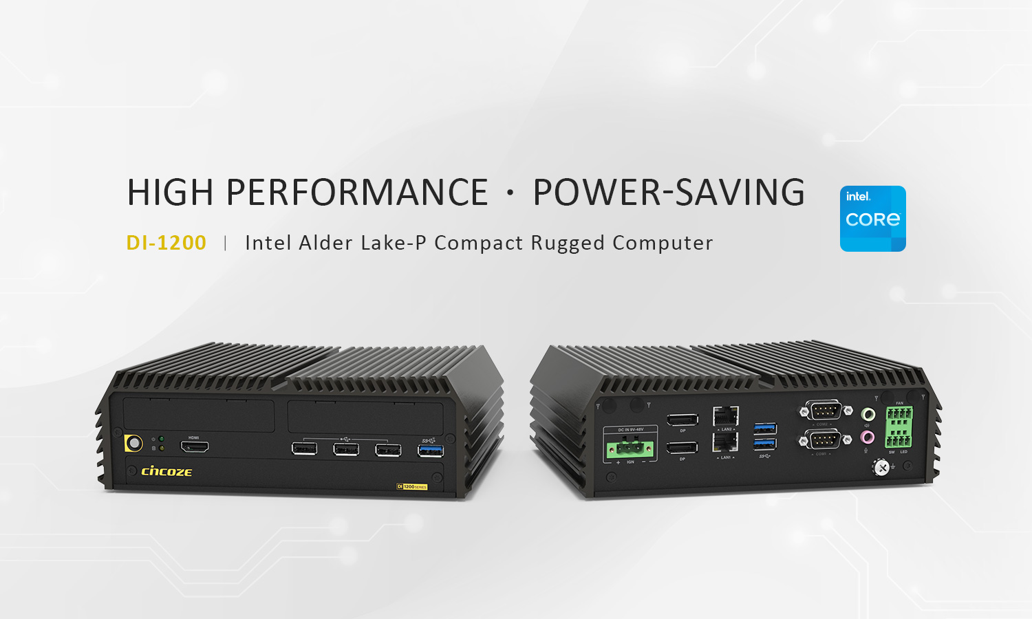 High-performance & Power-saving (DI Series)｜Fanless PC | Rugged 