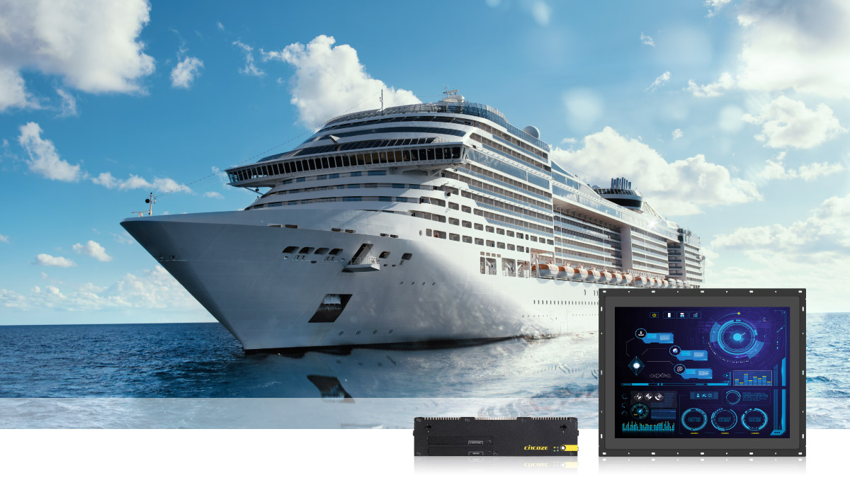 Cruise Engine Sentinel: Cincoze's Open Frame Panel PC Enhances Monitoring of Cruise Ship Engine Status