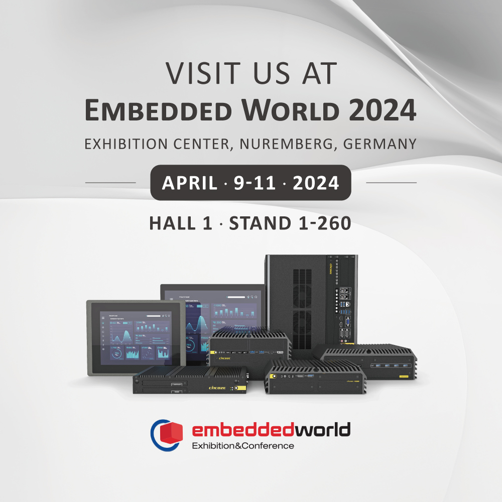 Visit Cincoze at Embedded World 2024 !